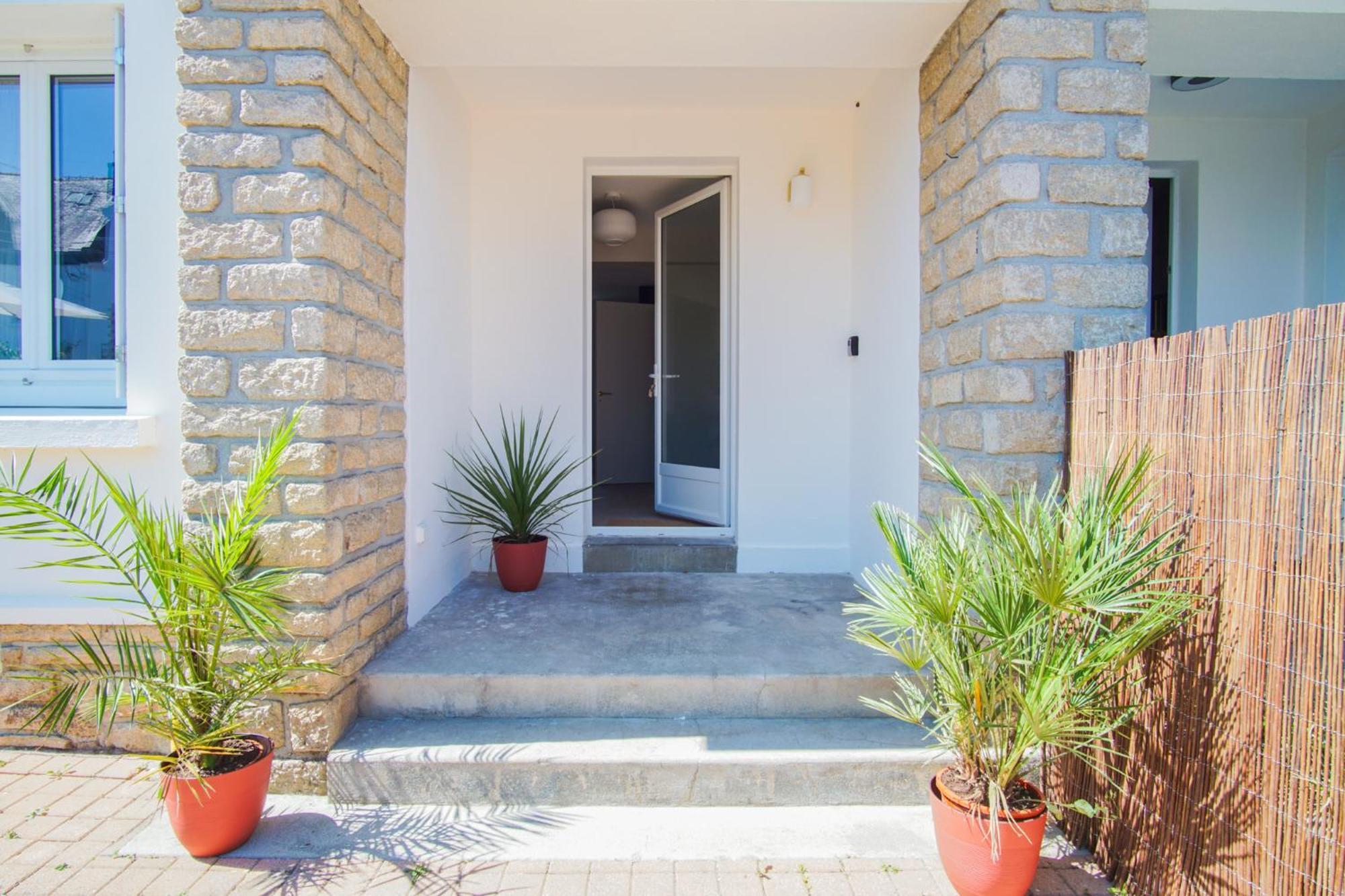 -Le Sentier- Elegant T3 Avec Jardin Proche Mer Concarneau Kültér fotó